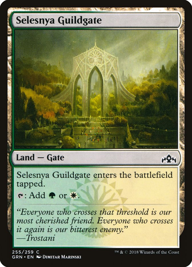 Selesnya Guildgate (255/259) [Guilds of Ravnica] | Dumpster Cat Games