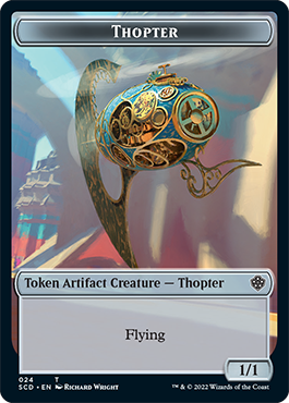 Elephant // Thopter Double-Sided Token [Starter Commander Decks] | Dumpster Cat Games