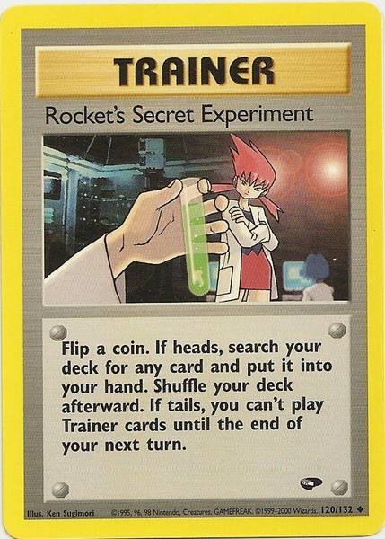 Rocket's Secret Experiment (120/132) [Gym Challenge Unlimited] | Dumpster Cat Games