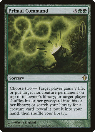 Primal Command [Archenemy] | Dumpster Cat Games