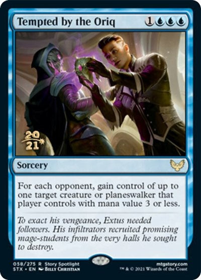 Tempted by the Oriq [Strixhaven: School of Mages Prerelease Promos] | Dumpster Cat Games