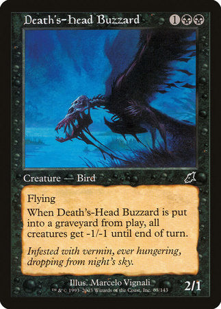 Death's-Head Buzzard [Scourge] | Dumpster Cat Games
