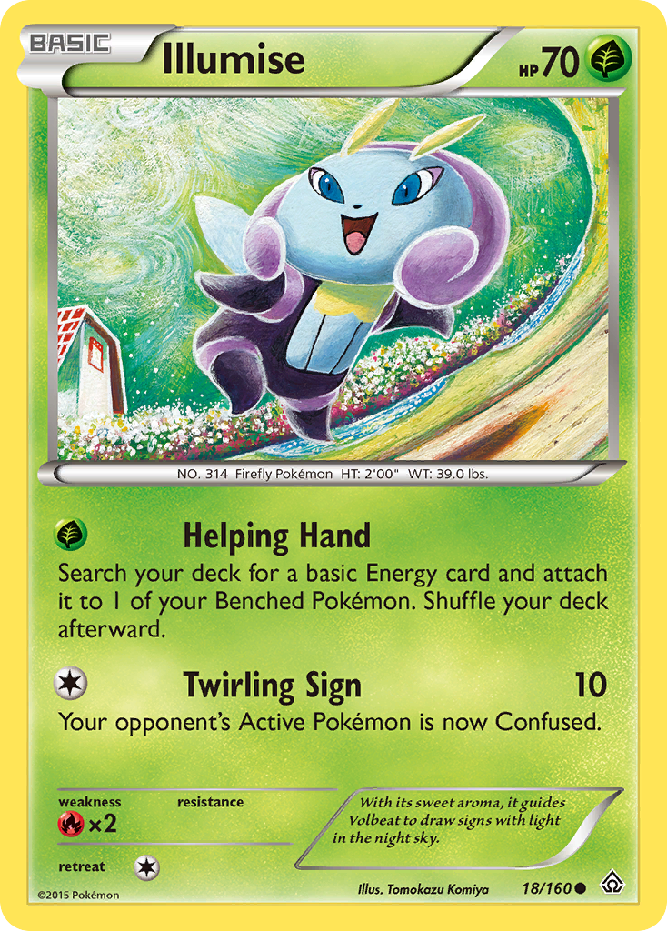 Illumise (18/160) [XY: Primal Clash] | Dumpster Cat Games