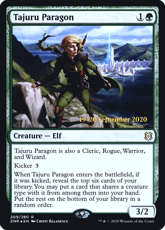 Tajuru Paragon  [Zendikar Rising Prerelease Promos] | Dumpster Cat Games