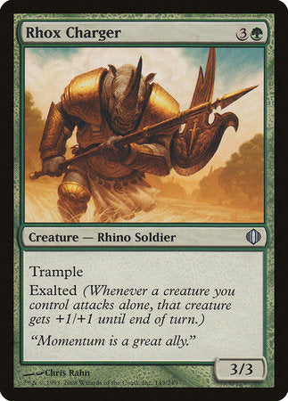 Rhox Charger [Shards of Alara] | Dumpster Cat Games