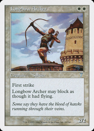 Longbow Archer [Seventh Edition] | Dumpster Cat Games