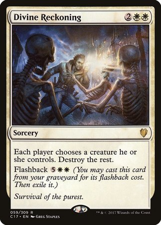 Divine Reckoning [Commander 2017] | Dumpster Cat Games