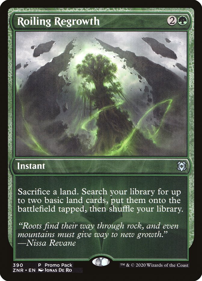 Roiling Regrowth (Promo Pack) [Zendikar Rising Promos] | Dumpster Cat Games