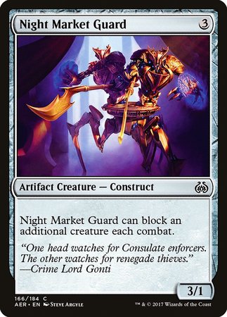 Night Market Guard [Aether Revolt] | Dumpster Cat Games