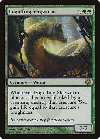 Engulfing Slagwurm [Scars of Mirrodin] | Dumpster Cat Games