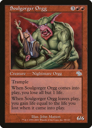 Soulgorger Orgg [Judgment] | Dumpster Cat Games