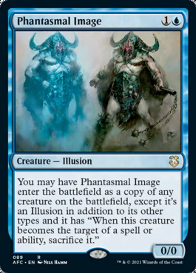 Phantasmal Image [Dungeons & Dragons: Adventures in the Forgotten Realms Commander] | Dumpster Cat Games