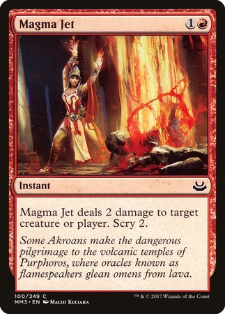 Magma Jet [Modern Masters 2017] | Dumpster Cat Games