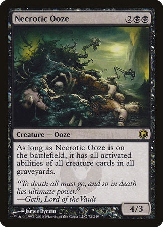Necrotic Ooze [Scars of Mirrodin] | Dumpster Cat Games