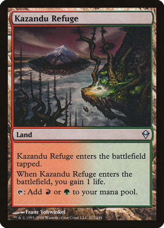 Kazandu Refuge [Zendikar] | Dumpster Cat Games