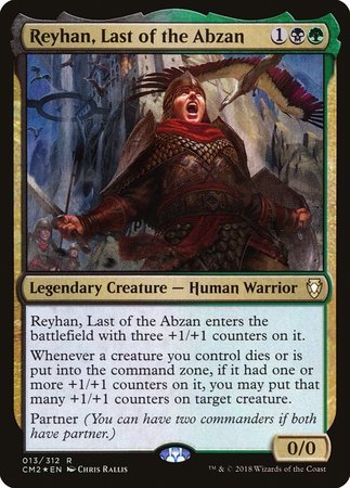 Reyhan, Last of the Abzan [Commander Anthology Volume II] | Dumpster Cat Games