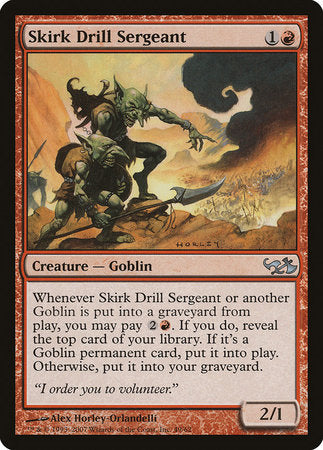 Skirk Drill Sergeant [Duel Decks: Elves vs. Goblins] | Dumpster Cat Games