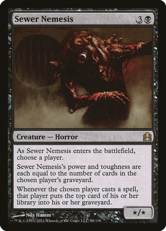 Sewer Nemesis [Commander 2011] | Dumpster Cat Games