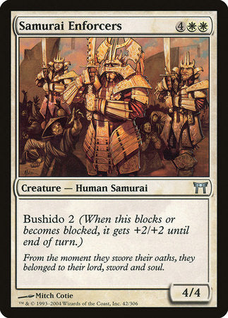 Samurai Enforcers [Champions of Kamigawa] | Dumpster Cat Games