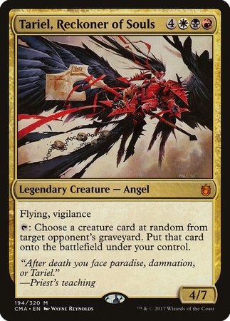 Tariel, Reckoner of Souls [Commander Anthology] | Dumpster Cat Games