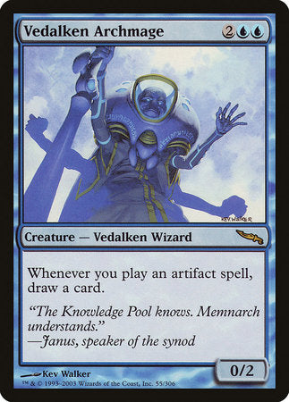 Vedalken Archmage [Mirrodin] | Dumpster Cat Games