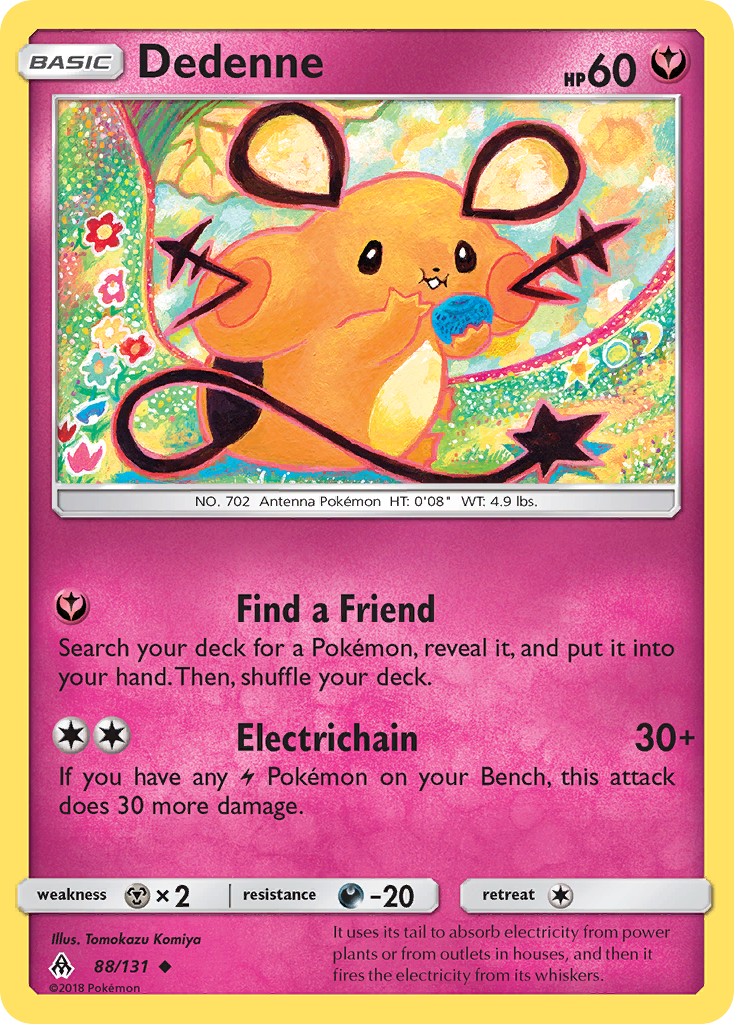 Dedenne (88/131) [Sun & Moon: Forbidden Light] | Dumpster Cat Games