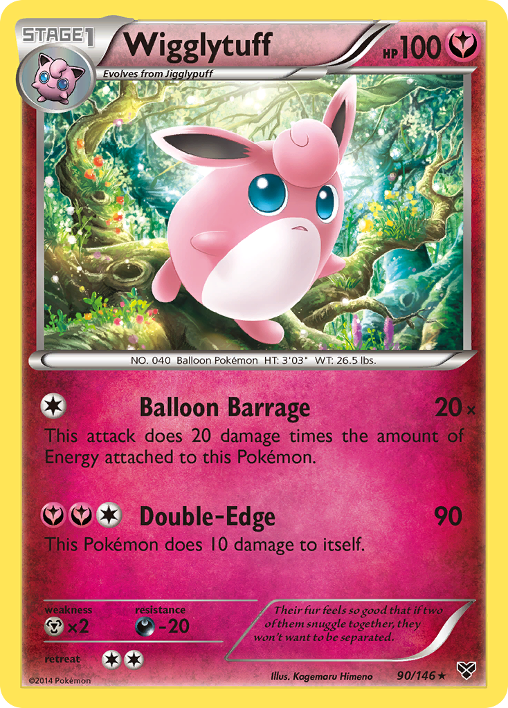 Wigglytuff (90/146) [XY: Base Set] | Dumpster Cat Games