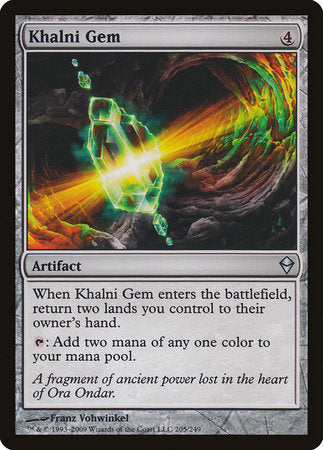Khalni Gem [Zendikar] | Dumpster Cat Games