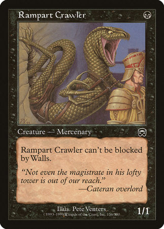 Rampart Crawler [Mercadian Masques] | Dumpster Cat Games