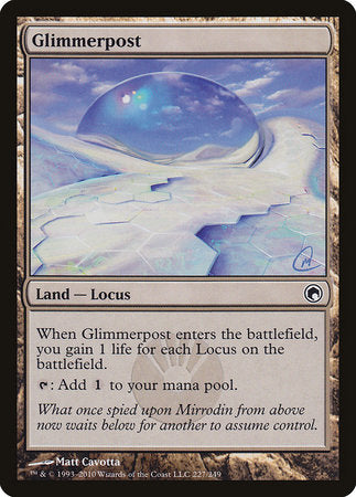 Glimmerpost [Scars of Mirrodin] | Dumpster Cat Games