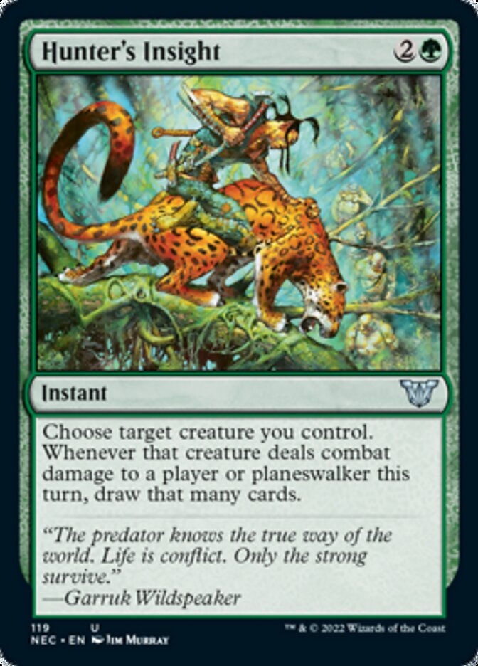 Hunter's Insight [Kamigawa: Neon Dynasty Commander] | Dumpster Cat Games