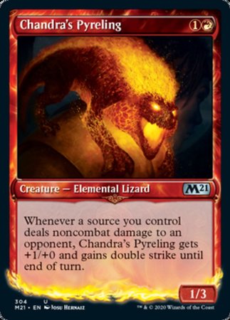 Chandra's Pyreling (Showcase) [Core Set 2021] | Dumpster Cat Games