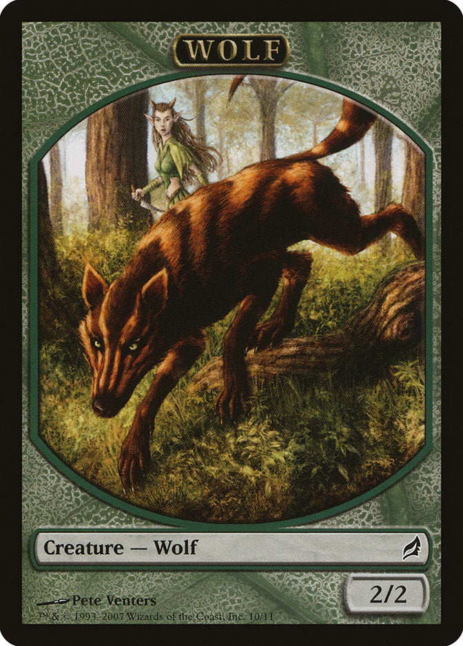Wolf [Lorwyn Tokens] | Dumpster Cat Games