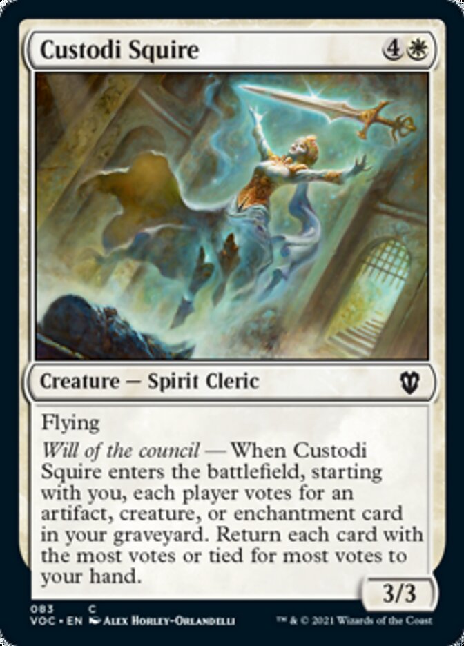 Custodi Squire [Innistrad: Crimson Vow Commander] | Dumpster Cat Games