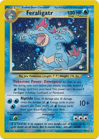 Feraligatr (5/111) [Neo Genesis Unlimited] | Dumpster Cat Games