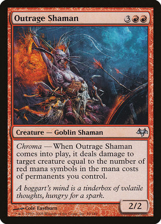 Outrage Shaman [Eventide] | Dumpster Cat Games
