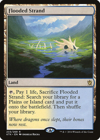 Flooded Strand [Khans of Tarkir] | Dumpster Cat Games