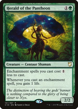 Herald of the Pantheon [Commander 2018] | Dumpster Cat Games