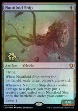 Nautiloid Ship [Commander Legends: Battle for Baldur's Gate Prerelease Promos] | Dumpster Cat Games
