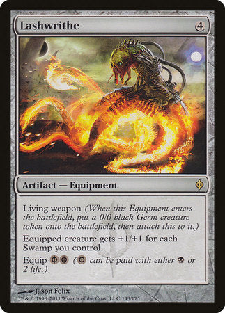 Lashwrithe [New Phyrexia] | Dumpster Cat Games