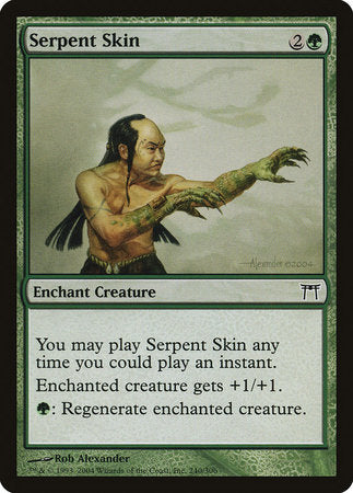 Serpent Skin [Champions of Kamigawa] | Dumpster Cat Games