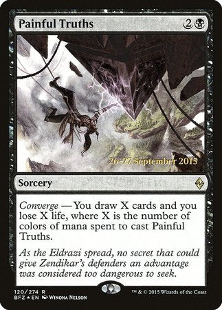 Painful Truths [Battle for Zendikar Promos] | Dumpster Cat Games