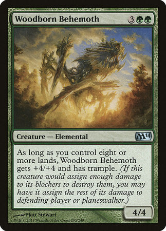 Woodborn Behemoth [Magic 2014] | Dumpster Cat Games