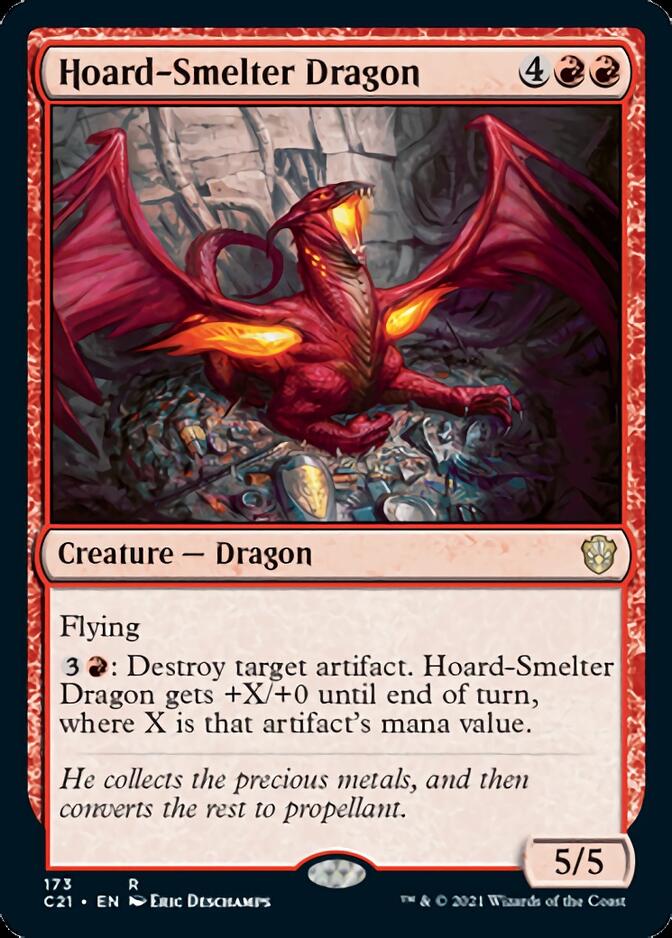 Hoard-Smelter Dragon [Commander 2021] | Dumpster Cat Games