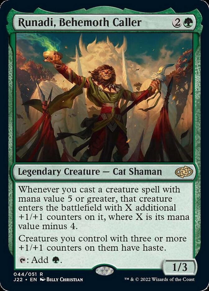 Runadi, Behemoth Caller [Jumpstart 2022] | Dumpster Cat Games
