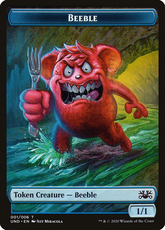Beeble // Squirrel Double-sided Token [Unsanctioned Tokens] | Dumpster Cat Games