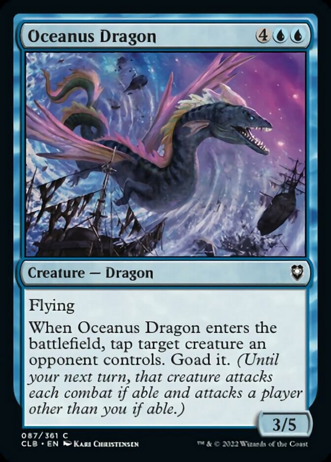 Oceanus Dragon [Commander Legends: Battle for Baldur's Gate] | Dumpster Cat Games