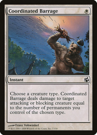 Coordinated Barrage [Morningtide] | Dumpster Cat Games