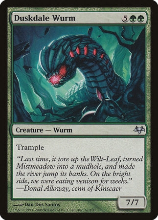 Duskdale Wurm [Eventide] | Dumpster Cat Games