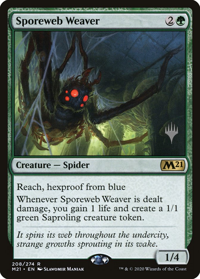 Sporeweb Weaver (Promo Pack) [Core Set 2021 Promos] | Dumpster Cat Games